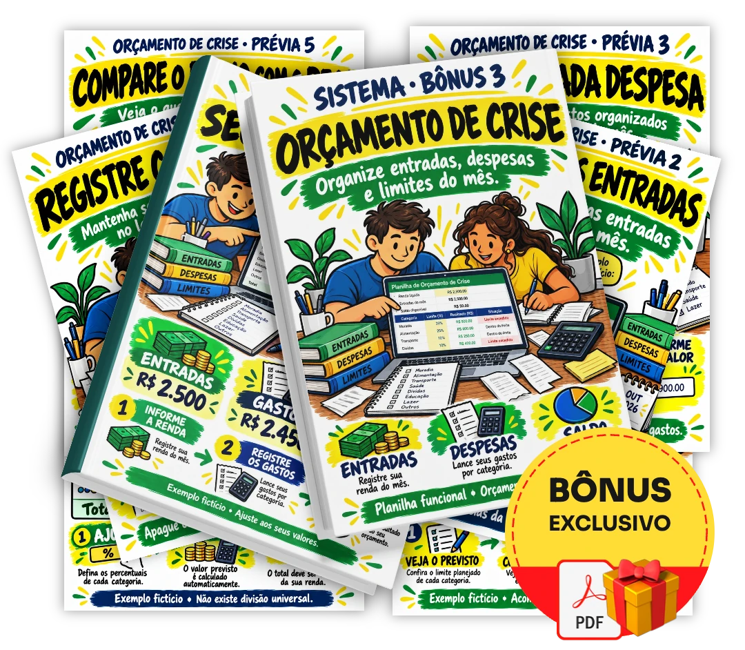 Bônus Planilha de Orçamento de Crise
